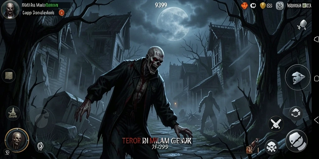 Tangkapan layar gameplay menakutkan dari 9399.