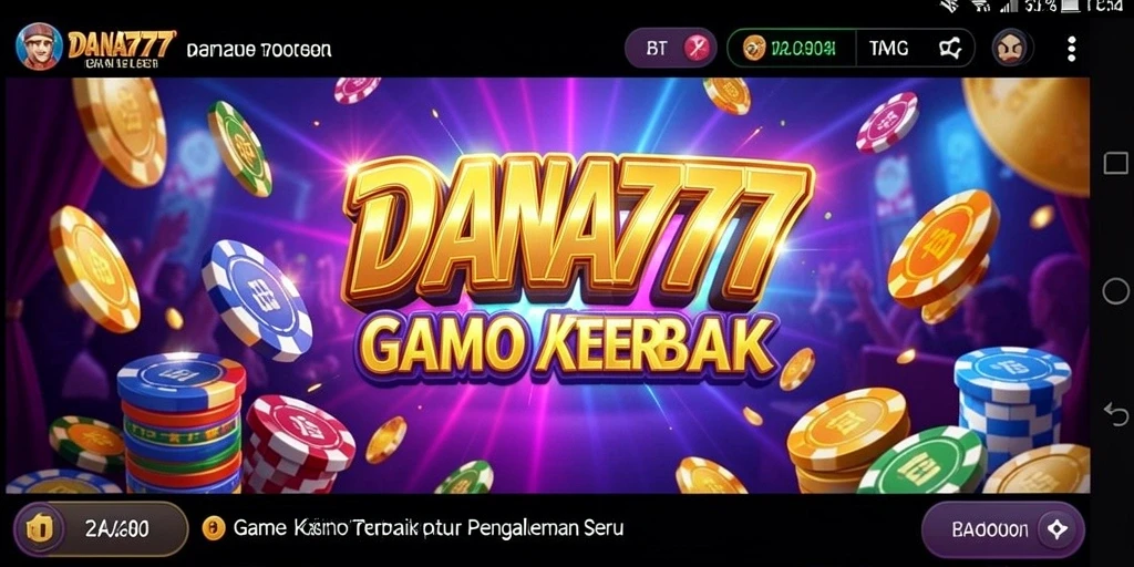 Tampilan menakjubkan dari gameplay DANA777 yang seru.