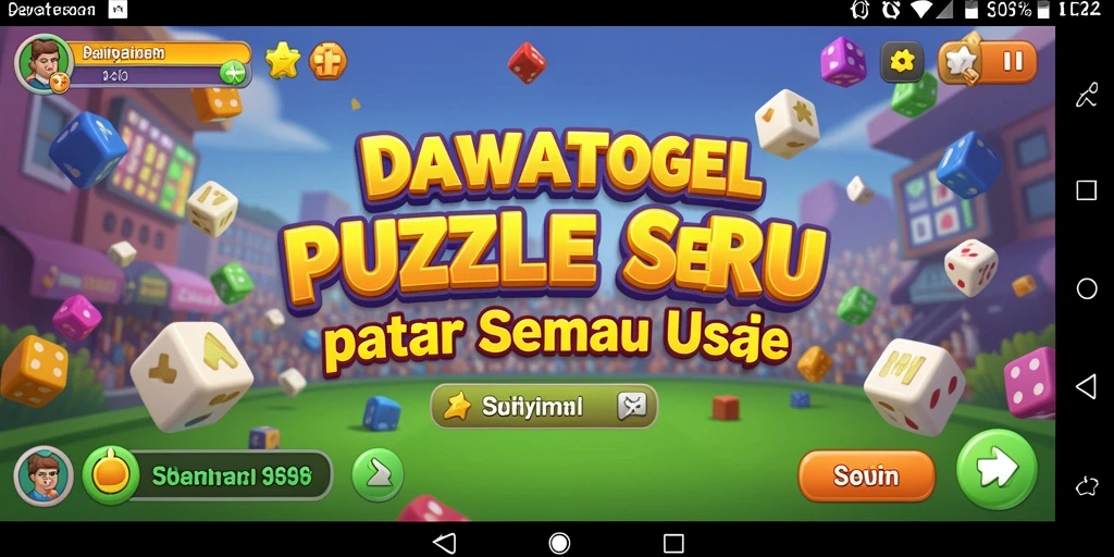 Tampilan gameplay DAWATOGEL yang seru dan menarik.
