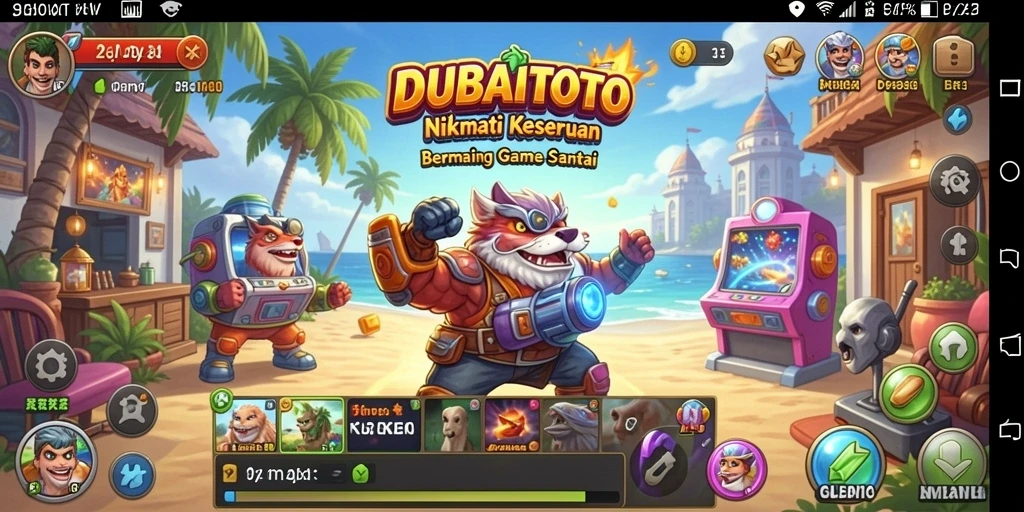 Tampilan gameplay seru dan menghibur dari DUBAITOTO.