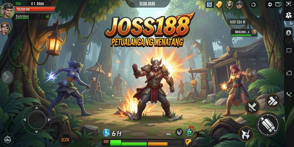 Tampilan gameplay yang menarik dalam petualangan JOSS188.
