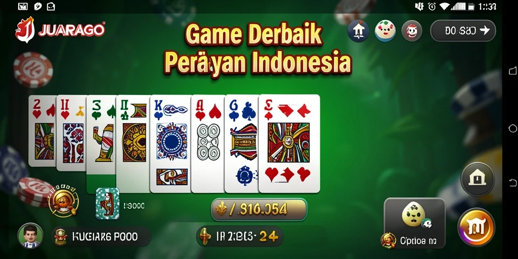 Tampilan screenshot JUARAGO menampilkan keseruan bermain Domino.
