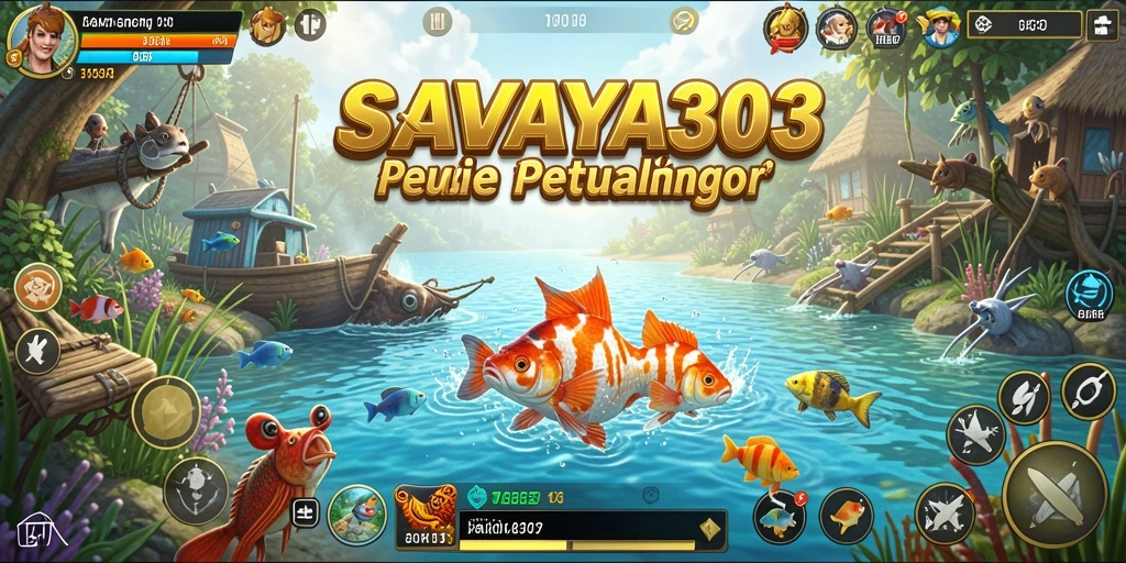 Gambaran gameplay memancing yang menyenangkan dan menantang di SAVAYA303.
