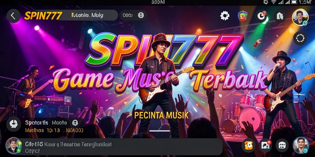Tampilan gameplay SPIN777 yang penuh warna dan interaktif.
