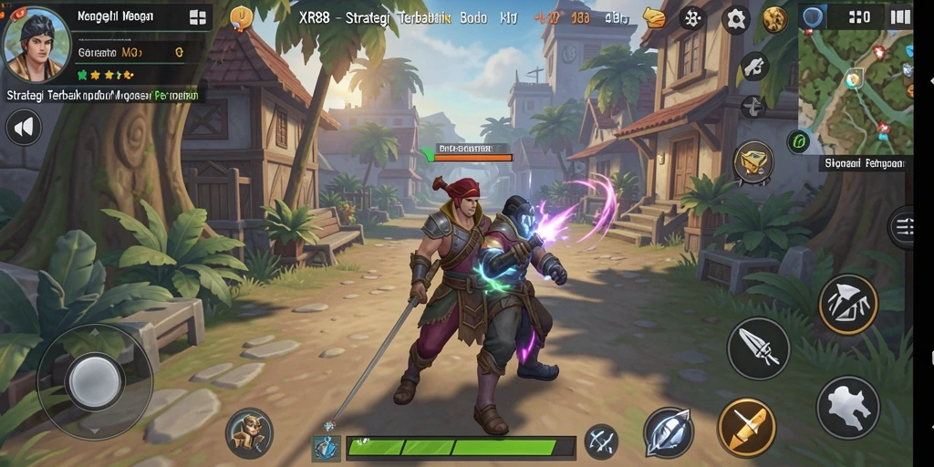 Tampilan gameplay menarik dari XR88 dalam pertempuran strategi.